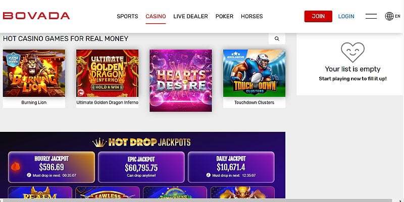casino online game slots betting